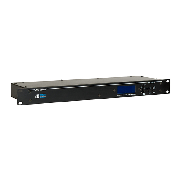 DIGITAL AUDIO PROCESSOR 2IN X 6OUT, FULL RANGE POWER SUPPLY, RDNET HARDWARE INTERFACE, USB INTERFACE